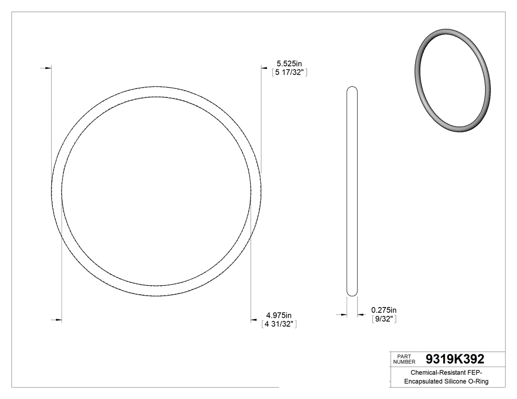Technical drawing - 9319K392